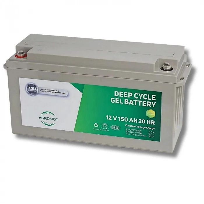 Agromot 12v 150 Ah Jel Akü