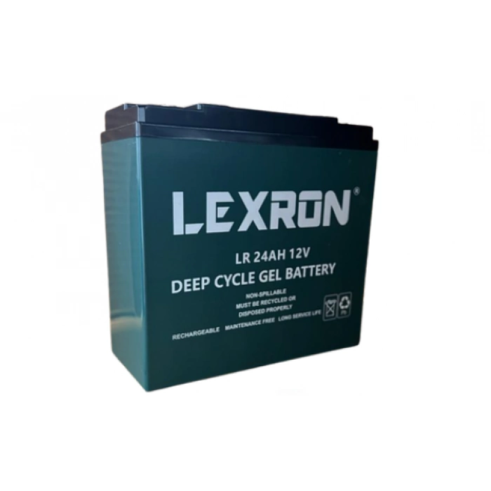 Lexron 12 Volt 24AH Jel Akü