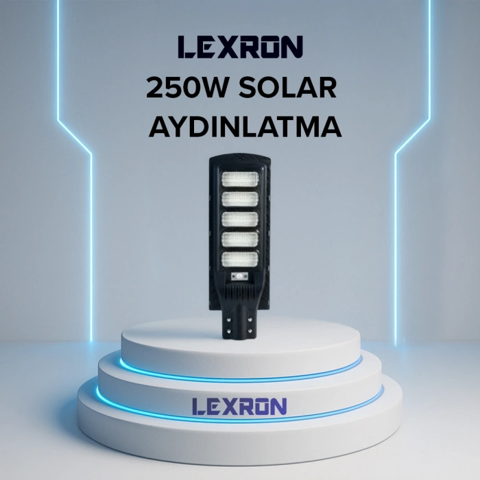 Lexron 250W Solar LED Aydınlatma