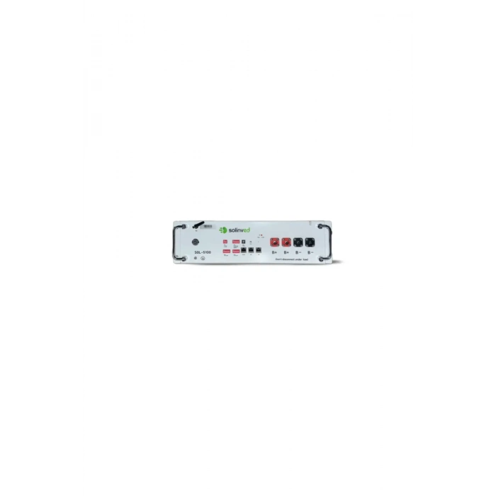 Solinved 51,2 V 100Ah Lityum Raf Akü Serilenebilir