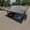 2 Araçlık Carport için Çelik Konstrüksiyon