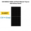CW ENERJİ 595W 144TN10 Bifacial Topcon G2G Güneş Paneli (8 ADET)