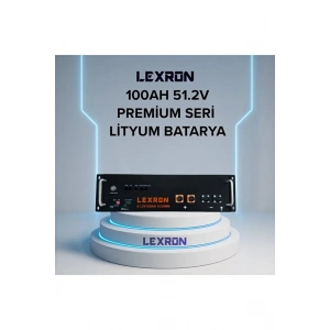 Lexron 100AH 51.2V Lityum Akü Fiyatı (LiFePO4)