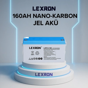 Lexron 12 V Volt 160 Ah Amper Solar Güneş Jel Akü