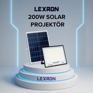 Lexron 200W Solar Projektör