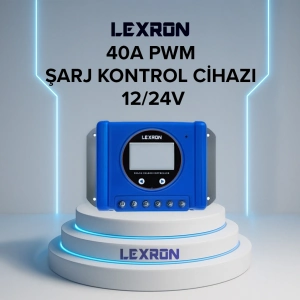 Lexron 40A PWM Şarj Kontrol Cihazı