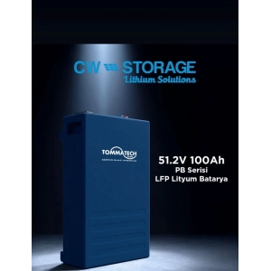 TommaTech PB Serisi 51.2V 100Ah LFP Lityum Batarya