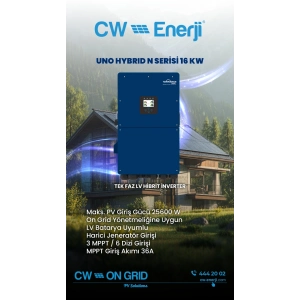 TommaTech Uno Hybrid N 16kW Tek Faz İnverter
