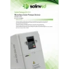 Solinved 2,2 kW -3 HP Monofaze(1*220V) Solar Sürücüsü 