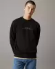 Calvin Klein Erkek Yuvarlak Yaka Regular  Siyah Sweatshirt