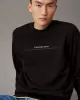 Calvin Klein Erkek Yuvarlak Yaka Regular  Siyah Sweatshirt