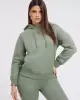 Guess Yan Logolu Kapüşonlu Sweatshirt Kadın