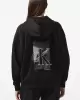 Calvin Klein Kadın Siyah Hoodie Siyah Sweatshirt