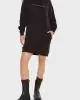 CHENILLE MONOLOGO HOODIE DRESS