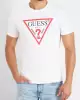 Guess Erkek Beyaz Logolu  T-Shirt