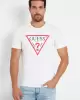 Guess Erkek Beyaz Logolu  T-Shirt