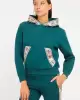 Guess Şerit logolu sweatshirt Yeşil