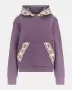 Guess Şerit Logolu Sweatshirt Mor