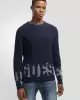 Guess Erkek Deemer Lacivert Sweatshirt