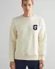 Gant Erkek Krem Regular Fit Sweatshirt