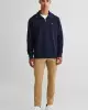 Gant Erkek Lacivert Regular Fit Yarım Fermuarlı Sweatshirt