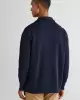 Gant Erkek Lacivert Regular Fit Yarım Fermuarlı Sweatshirt