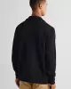 Gant Erkek Siyah Regular Fit Yarım Fermuarlı Sweatshirt