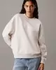 Calvin Klein Kadın Beyaz Monogram Sweatshirt