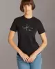 Calvin Klein Kadın Siyah Parlak Monologo T Shirt