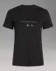 Calvin Klein Kadın Siyah Parlak Monologo T Shirt