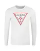 Guess Erkek Orjinal Logolu Beyaz T-Shirt