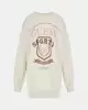 Guess Kadın Önde Logolu Uzun Sweatshirt