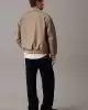 Calvin Klein Erkek Krem Bomber Ceket