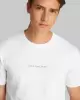 Calvin Klein Erkek Beyaz Kısa Kollu T-Shirt