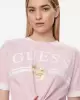 Guess Kadın Mylah Knot Pembe T-Shirt