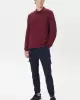 Nautica Erkek Bordo Classic Fit Uzun Kollu Polo