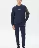 Nautica Erkek Lacivert Standart Fit Logolu Sweatshirt