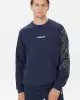 Nautica Erkek Lacivert Standart Fit Logolu Sweatshirt