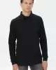 Nautica Erkek Siyah Slim Fit Polo Sweatshirt