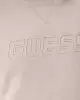 Guess Erkek Önü Logolu Aldwin Bej Sweatshirt