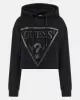 Guess Kadın Önde Üçgen Logolu Scuba Sweatshirt