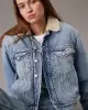 REGULAR SHERPA DENIM JACKET