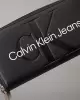 Calvin Klein Erkek Siyah Rfıd Fermuarlı Cüzdan