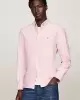 Tommy Hilfiger erkek pembe OXFORD  gömlek