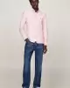 Tommy Hilfiger erkek pembe OXFORD  gömlek