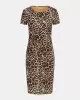 Guess Kadın  Animal  Print Midi Elbise