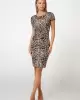 Guess Kadın  Animal  Print Midi Elbise