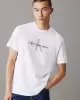 Calvin Klein Erkek Beyaz Kısa Kollu T-Shirt