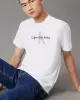 Calvin Klein Erkek Beyaz Kısa Kollu T-Shirt