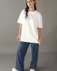 TEXTURED MONOLOGO BOYFRIEND TEE